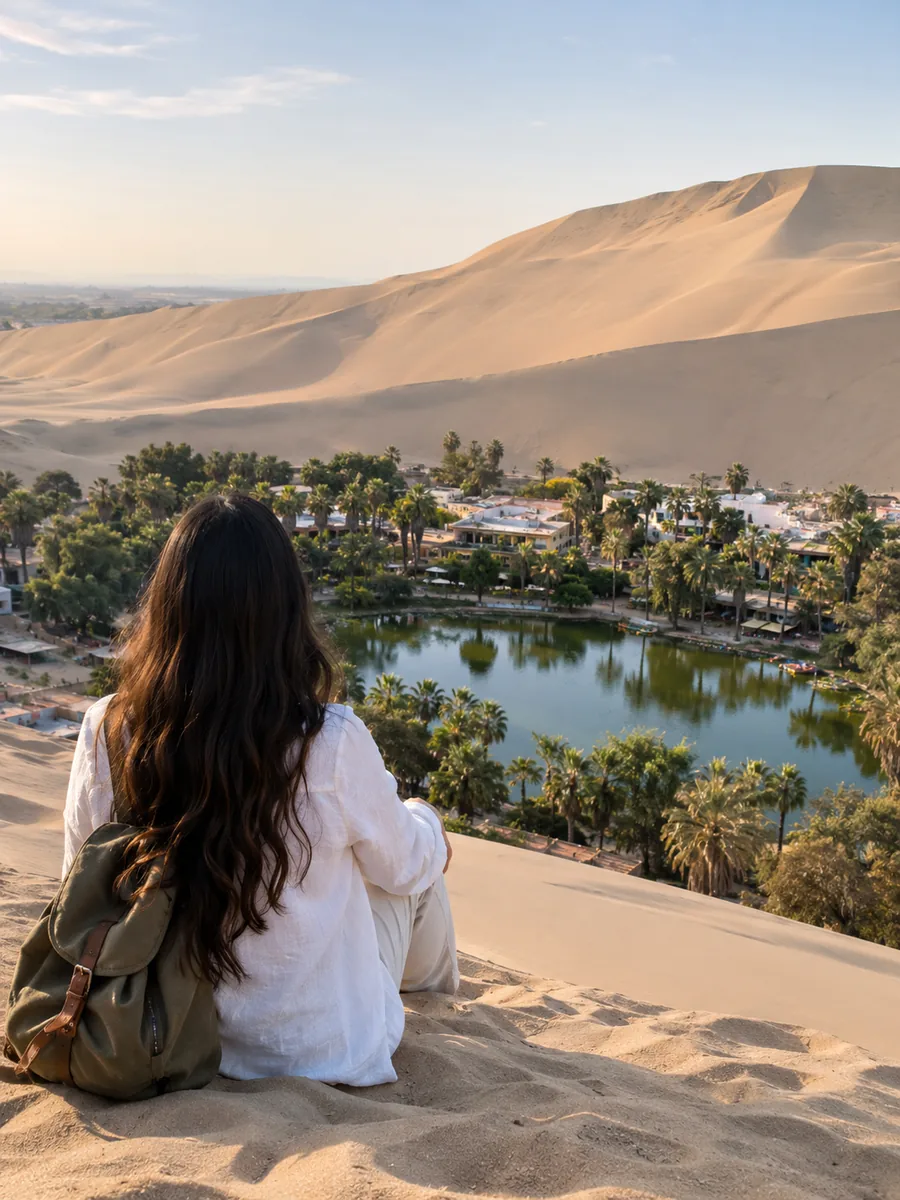 View at Huacachina Oasis